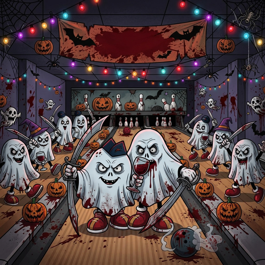 Halloweenparty im Delta Bowling